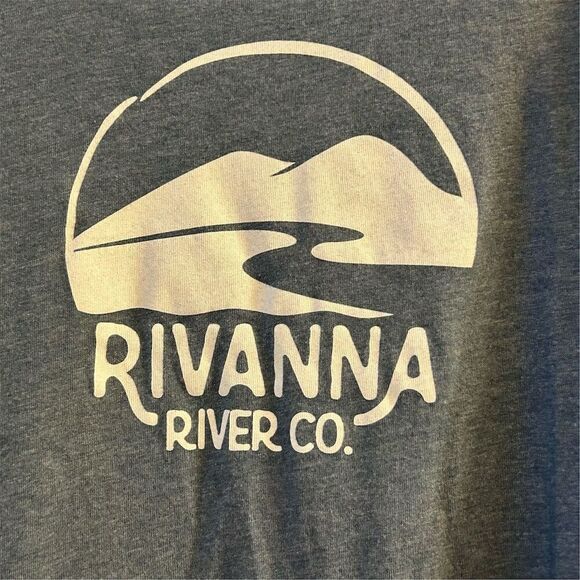 Rivanna River Co. Graphic Tee Blue XL Short Sleeve Nature Print - Picture 4 of 8